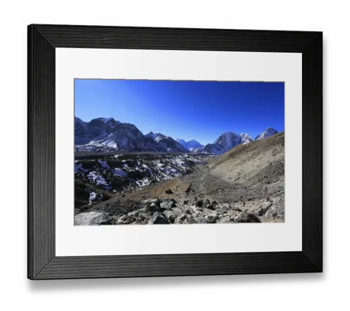 Framed Print : The Khumbu Glacier