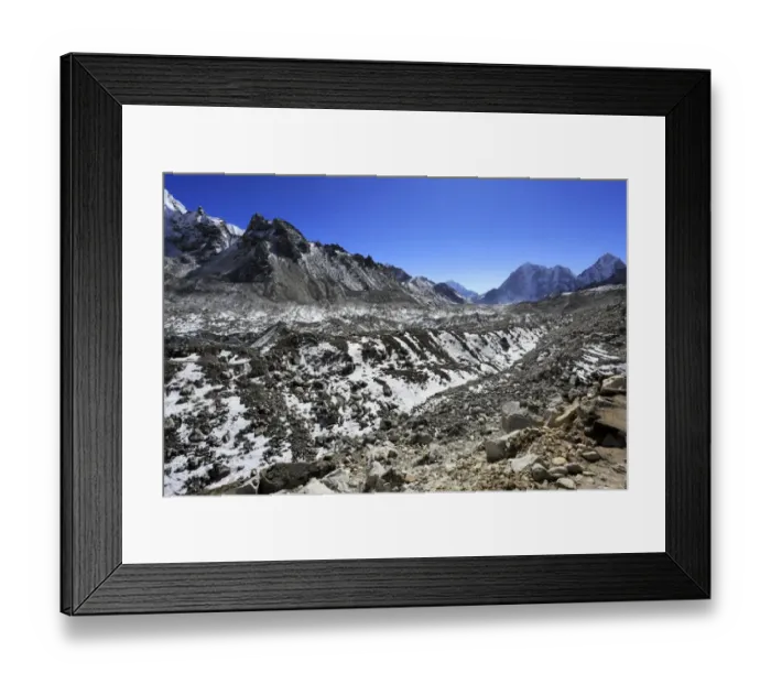 Framed Print : The Khumbu Glacier Framed Print : The Khumbu Glacier