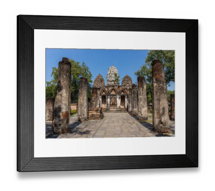 Framed Print : Temple at Sukhothai Framed Print : Temple at Sukhothai