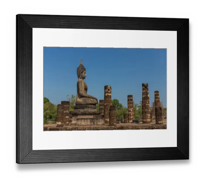 Framed Print : Buddha at Sukhothai