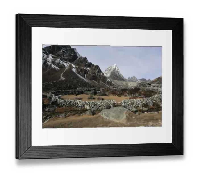 Framed Print : The ruins of the old Pheriche village Framed Print : The ruins of the old Pheriche village