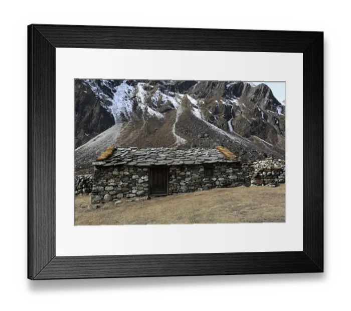 Framed Print : The ruins of the old Pheriche village Framed Print : The ruins of the old Pheriche village