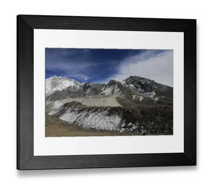 Framed Print : Mehra Peak mountain Framed Print : Mehra Peak mountain