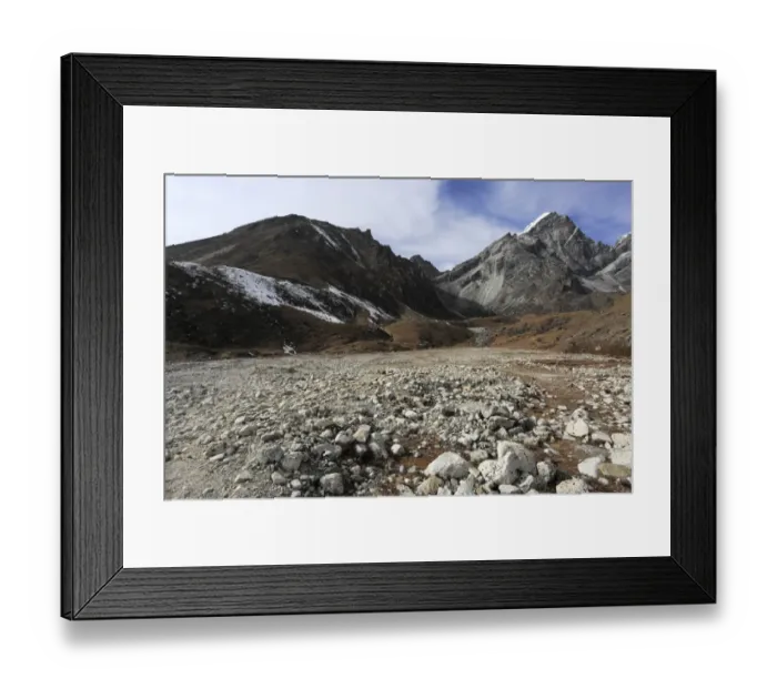 Framed Print : Awi Peak mountain 5245 M Framed Print : Awi Peak mountain 5245 M