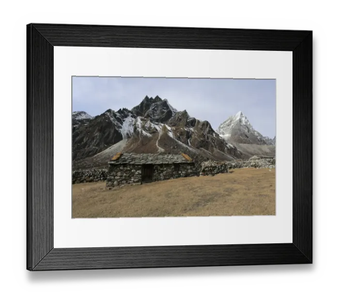Framed Print : The ruins of the old Pheriche village Framed Print : The ruins of the old Pheriche village