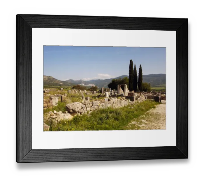 Framed Print : Roman city of Volubilis Framed Print : Roman city of Volubilis