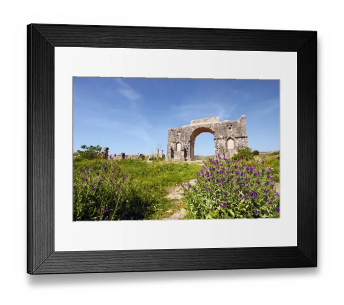 Framed Print : Arch of Caracalla, Volubilis Framed Print : Arch of Caracalla, Volubilis