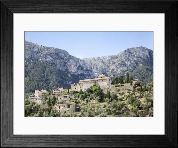 Framed Print : Village of Deia in the Sierra de Tramuntana Framed Print : Village of Deia in the Sierra de Tramuntana