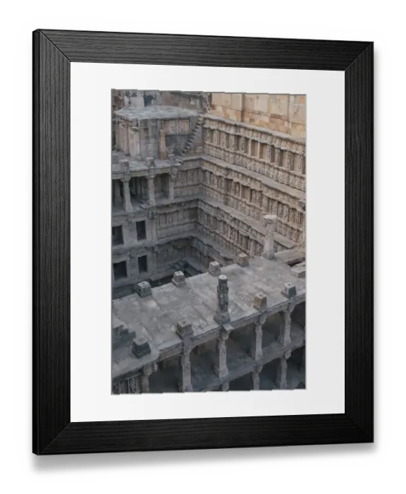 Framed Print : Rani Ki Vav Queens Stepwell Framed Print : Rani Ki Vav Queens Stepwell