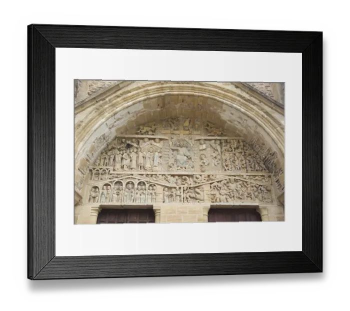 Framed Print : The St. Foy abbey-church Framed Print : The St. Foy abbey-church