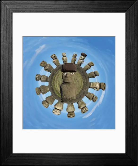 Framed Print : Tongariki - Easter Island