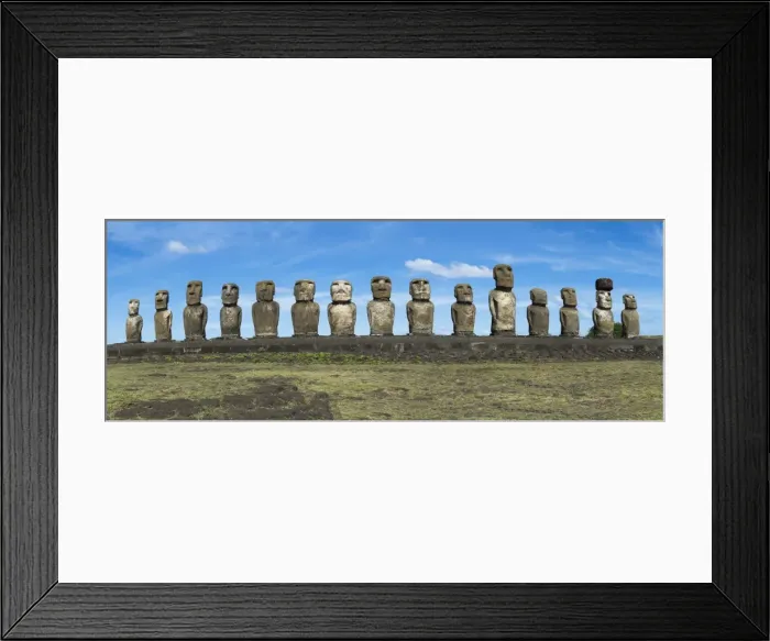 Framed Print : Tongariki - Easter Island