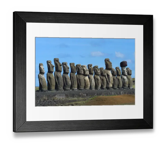 Framed Print : Tongariki - Easter Island Framed Print : Tongariki - Easter Island