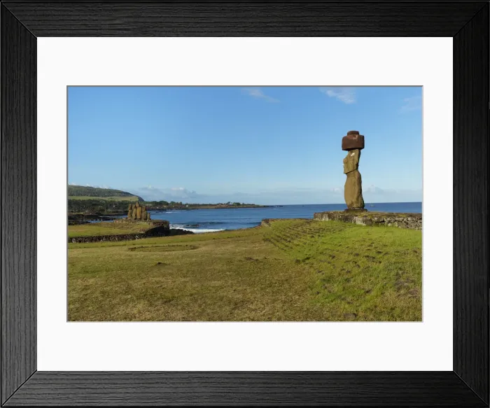 Framed Print : Tahai - Easter Island Framed Print : Tahai - Easter Island