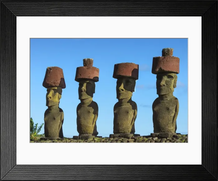 Framed Print : Anakena - Easter Island Framed Print : Anakena - Easter Island