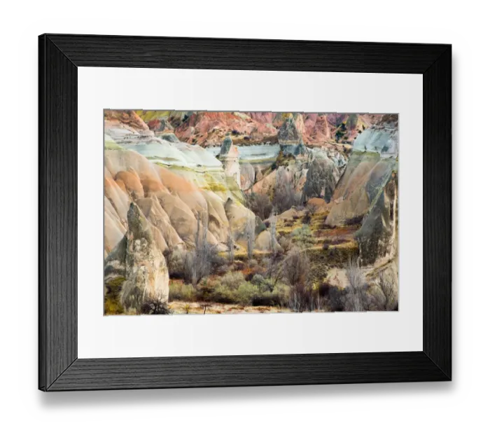 Framed Print : The rock formations, Cappadocia, Turkey Framed Print : The rock formations, Cappadocia, Turkey