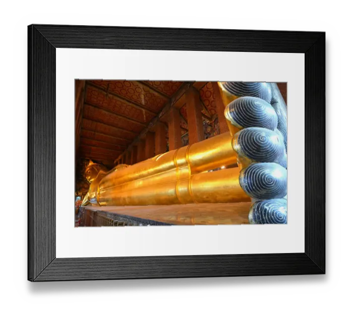 Framed Print : Reclining Buddha Framed Print : Reclining Buddha