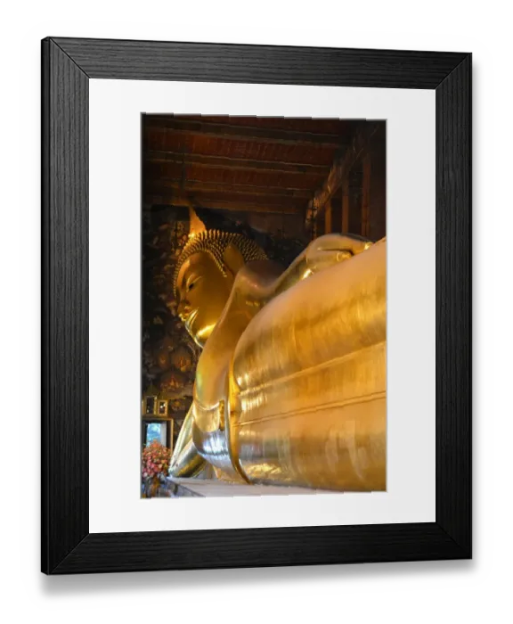Framed Print : Reclining Buddha Framed Print : Reclining Buddha