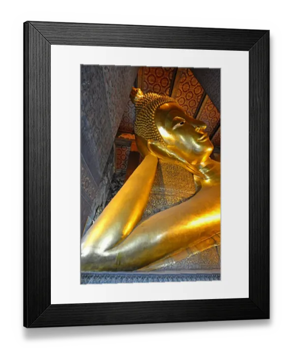 Framed Print : Reclining Buddha Framed Print : Reclining Buddha