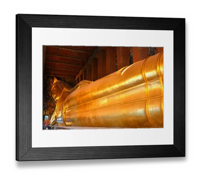 Framed Print : Reclining Buddha Framed Print : Reclining Buddha