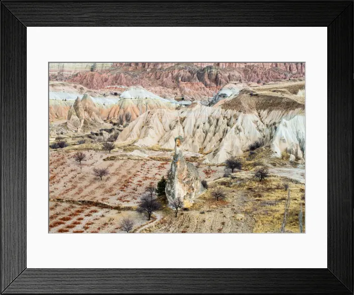 Framed Print : Tuff rock formations in Cappadocia, Turkey Framed Print : Tuff rock formations in Cappadocia, Turkey