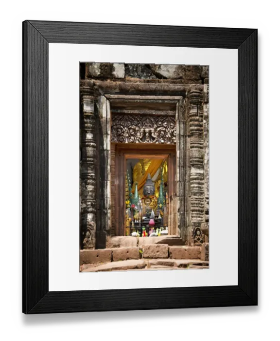 Framed Print : Wat Phu The sanctuary Framed Print : Wat Phu The sanctuary