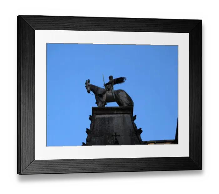 Framed Print : Statue Cangrande della Scala Verona Framed Print : Statue Cangrande della Scala Verona