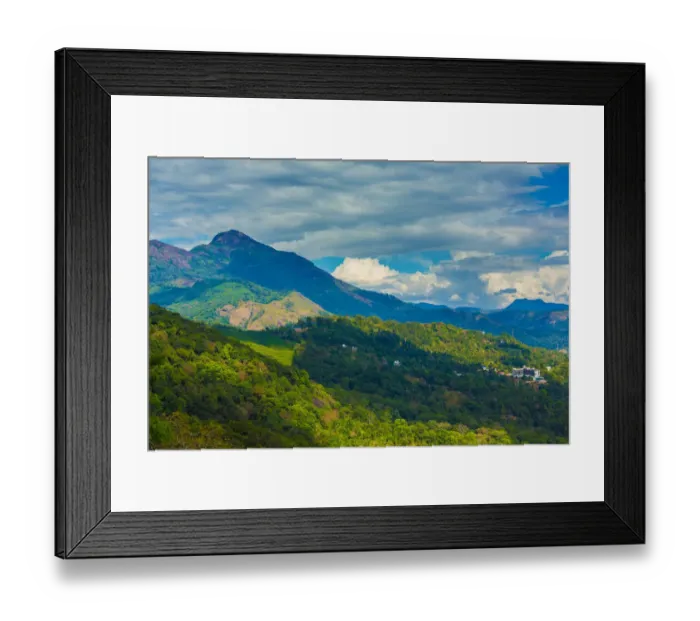 Framed Print : Mountains in Kerala