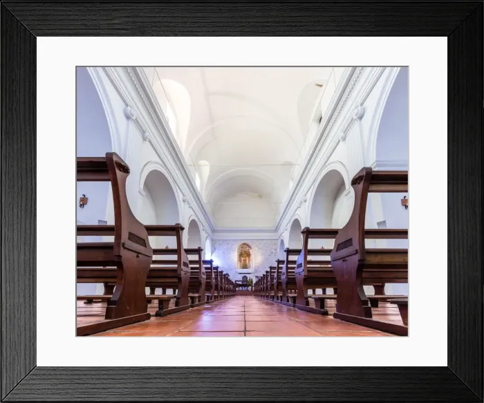 Framed Print : Interior Basilica of the Holy Sacrament Framed Print : Interior Basilica of the Holy Sacrament