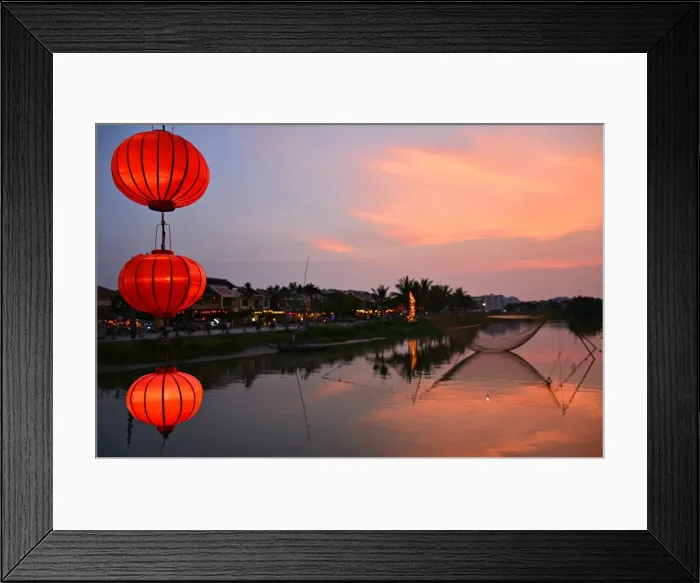 Framed Print : Chinese lanterns in Hoian Framed Print : Chinese lanterns in Hoian