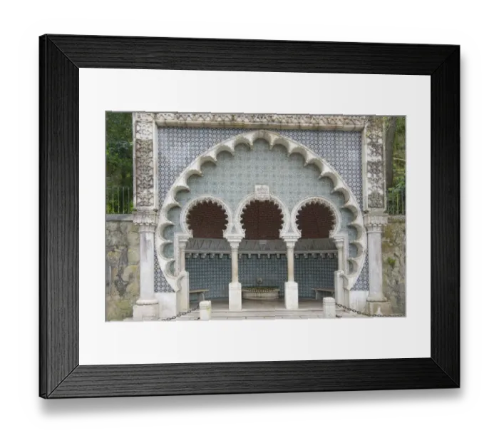 Framed Print : Moorish fountain in Sintra Framed Print : Moorish fountain in Sintra