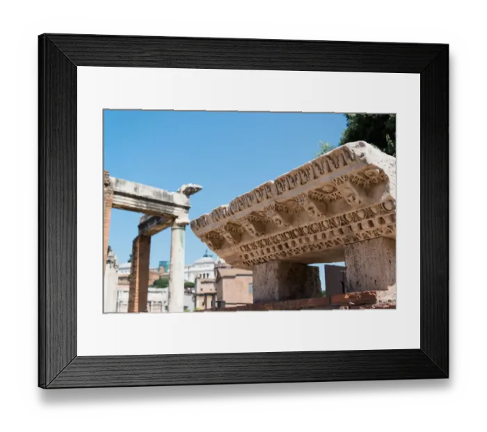 Framed Print : A page of History Roman forum Framed Print : A page of History Roman forum