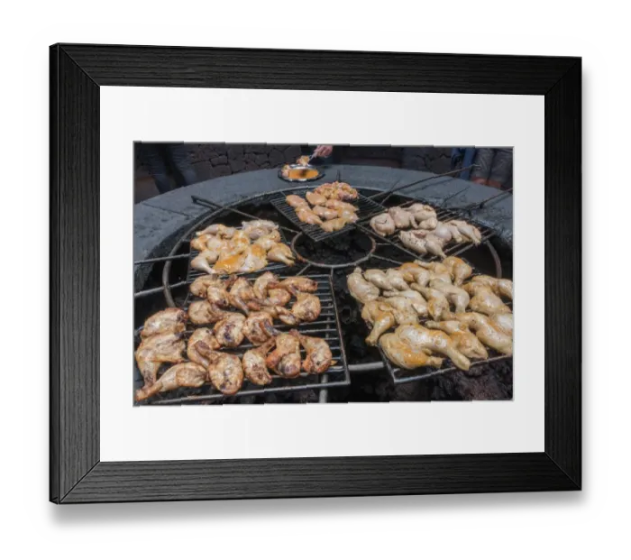 Framed Print : Volcanic grill, Timanfaya National Park, Lanzarote Framed Print : Volcanic grill, Timanfaya National Park, Lanzarote