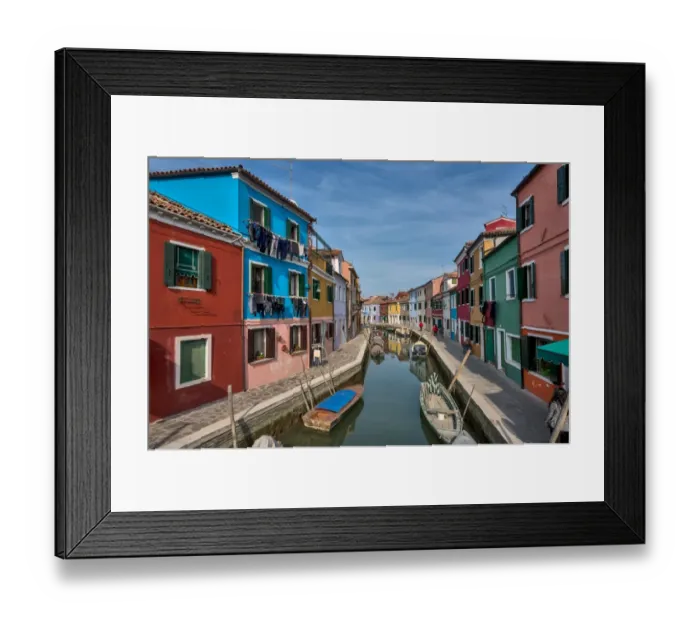Framed Print : Burano is an island in the Venetian Lagoon, northern Italy; like Venice itself Framed Print : Burano is an island in the Venetian Lagoon, northern Italy; like Venice itself
