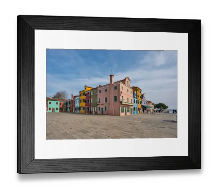 Framed Print : Burano is an island in the Venetian Lagoon, northern Italy; like Venice itself Framed Print : Burano is an island in the Venetian Lagoon, northern Italy; like Venice itself