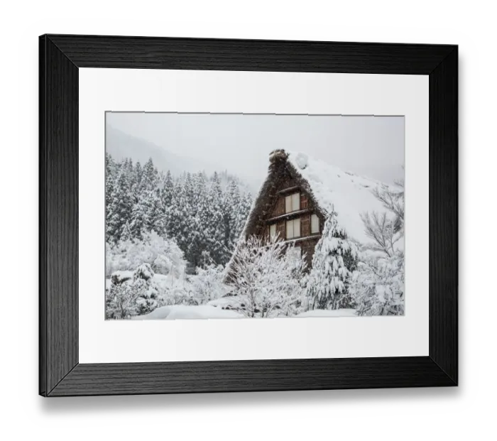 Framed Print : Shirakawa-go in Gifu Prefecture Framed Print : Shirakawa-go in Gifu Prefecture