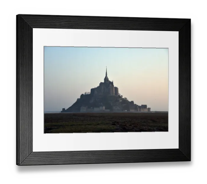 Framed Print : Mont Saint Michel sunrise Framed Print : Mont Saint Michel sunrise