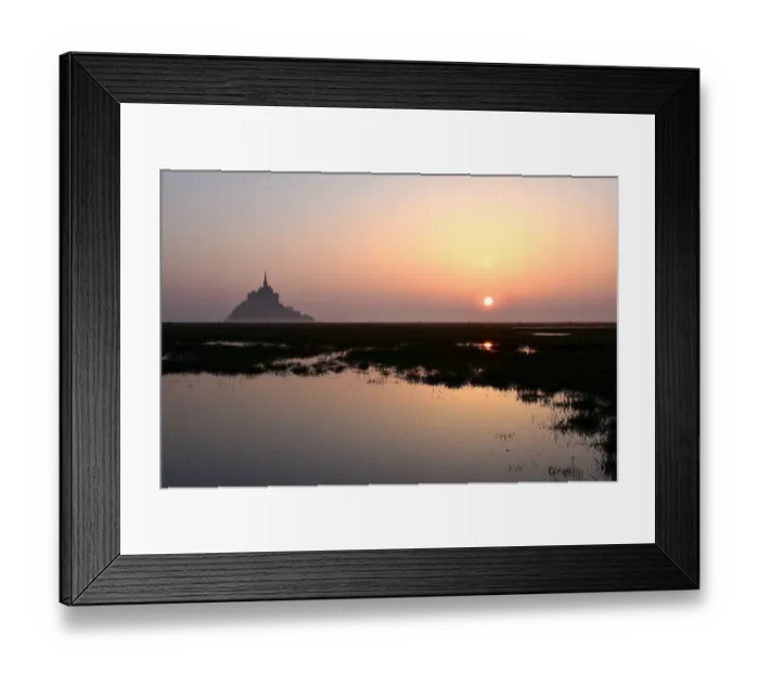 Framed Print : Mont Saint Michel bay Framed Print : Mont Saint Michel bay