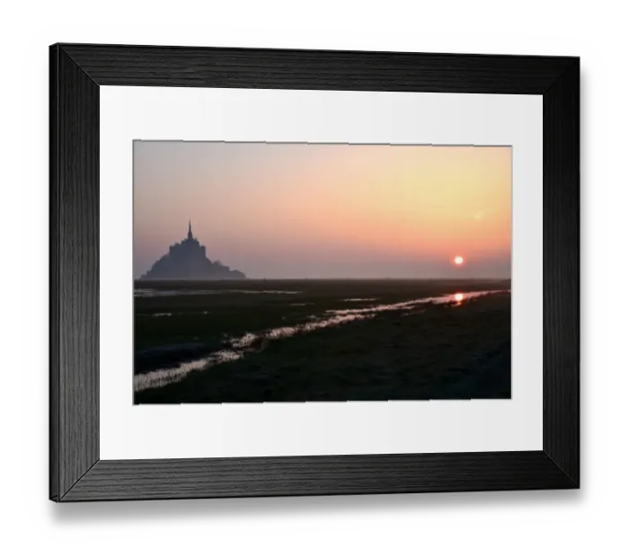 Framed Print : Mont Saint Michel bay Framed Print : Mont Saint Michel bay