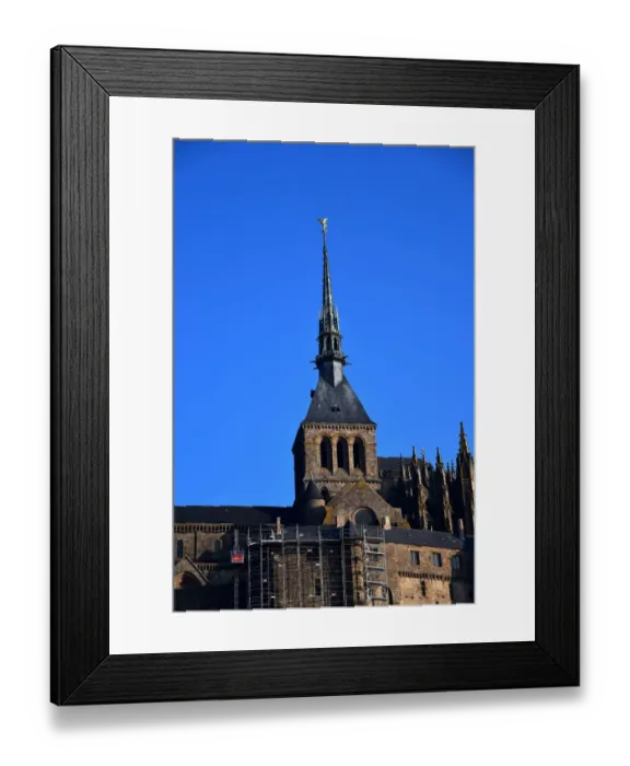 Framed Print : Mont Saint Michel abbey Framed Print : Mont Saint Michel abbey