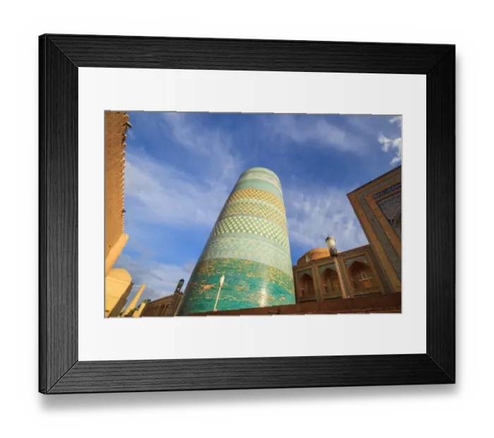 Framed Print : The unfinished minaret (Kalta-Minor) in Khiva Framed Print : The unfinished minaret (Kalta-Minor) in Khiva