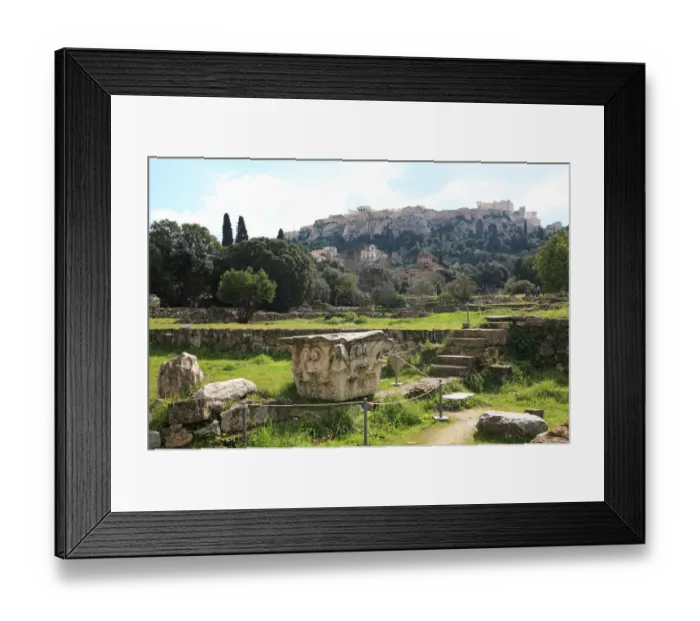Framed Print : Greece, Athens, Ancient Agora