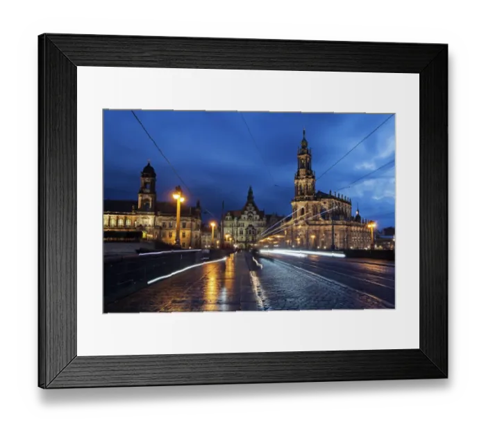 Framed Print : Dresden architecture at sunset Framed Print : Dresden architecture at sunset