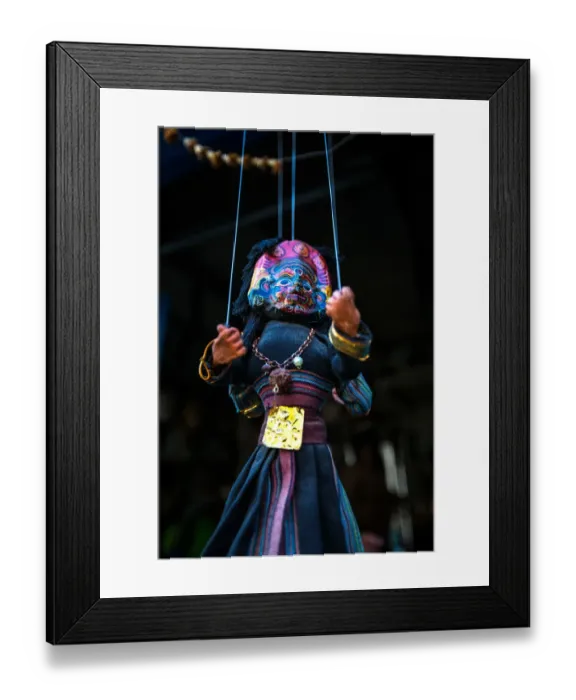 Framed Print : Traditional puppets in Bhaktapur Framed Print : Traditional puppets in Bhaktapur
