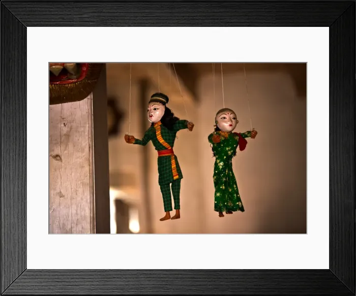 Framed Print : Traditional puppets in Bhaktapur Framed Print : Traditional puppets in Bhaktapur