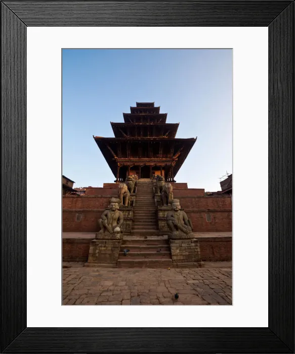 Framed Print : Nyatapola Temple, Bhaktapur, Nepal Framed Print : Nyatapola Temple, Bhaktapur, Nepal