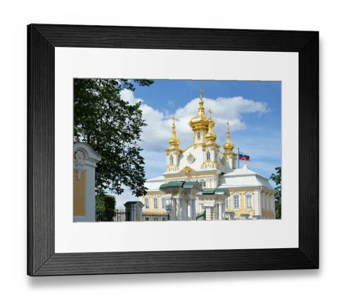Framed Print : The East Chapel in Peterhof