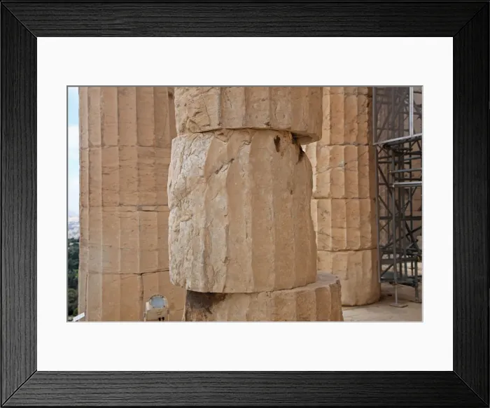 Framed Print : Column, Greece, Athens, Acropolis Framed Print : Column, Greece, Athens, Acropolis