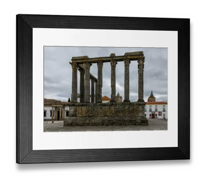 Framed Print : Roman Temple of Evora Framed Print : Roman Temple of Evora