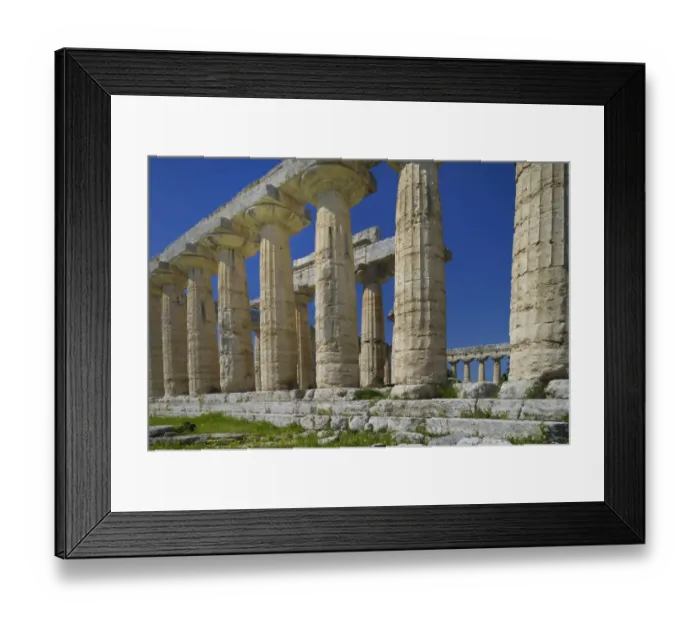 Framed Print : Antike Tempelanlage Paestum Framed Print : Antike Tempelanlage Paestum